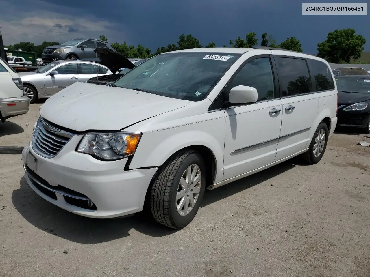 2016 Chrysler Town & Country Touring VIN: 2C4RC1BG7GR166451 Lot: 62083515