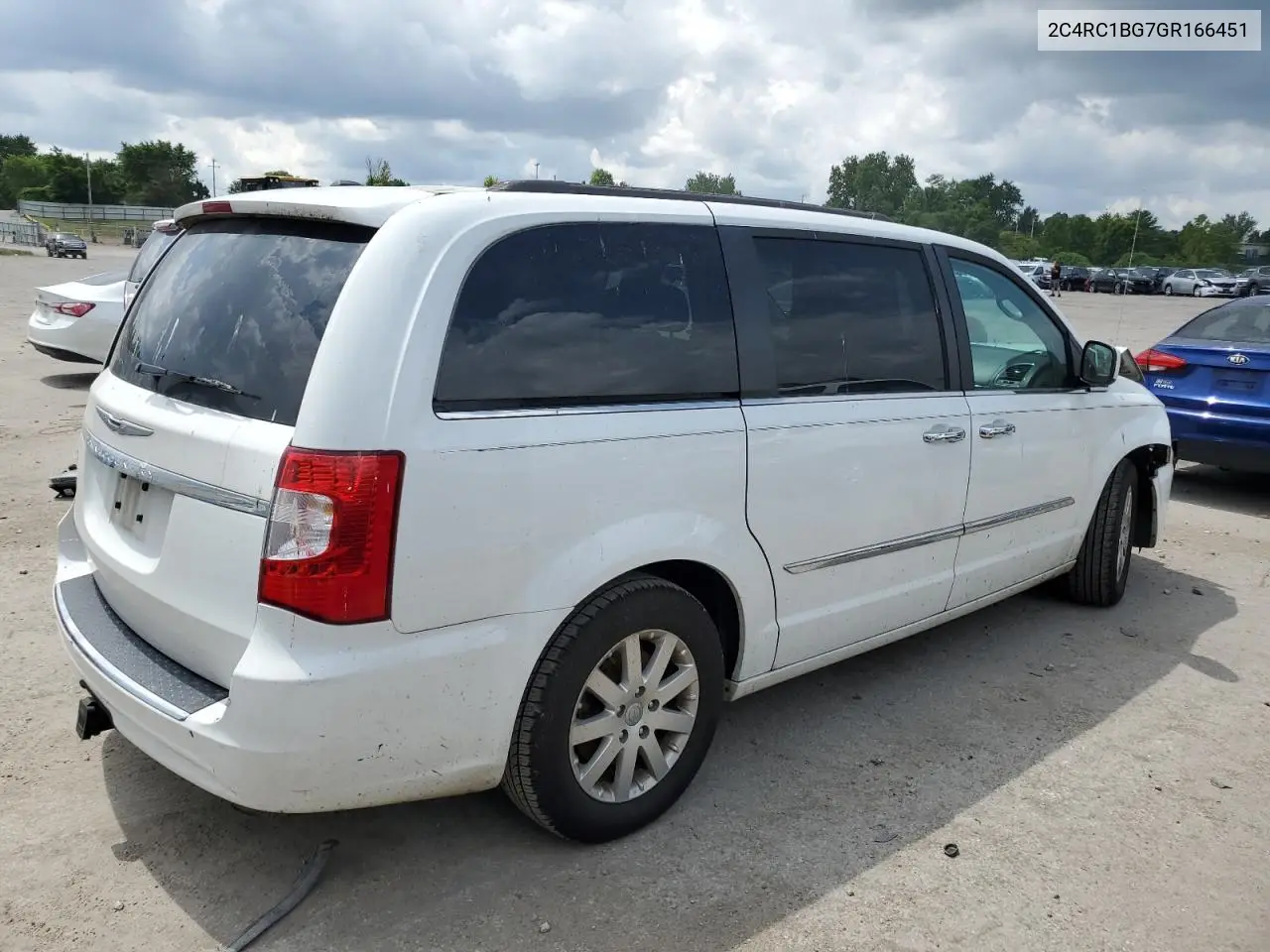 2016 Chrysler Town & Country Touring VIN: 2C4RC1BG7GR166451 Lot: 62083515
