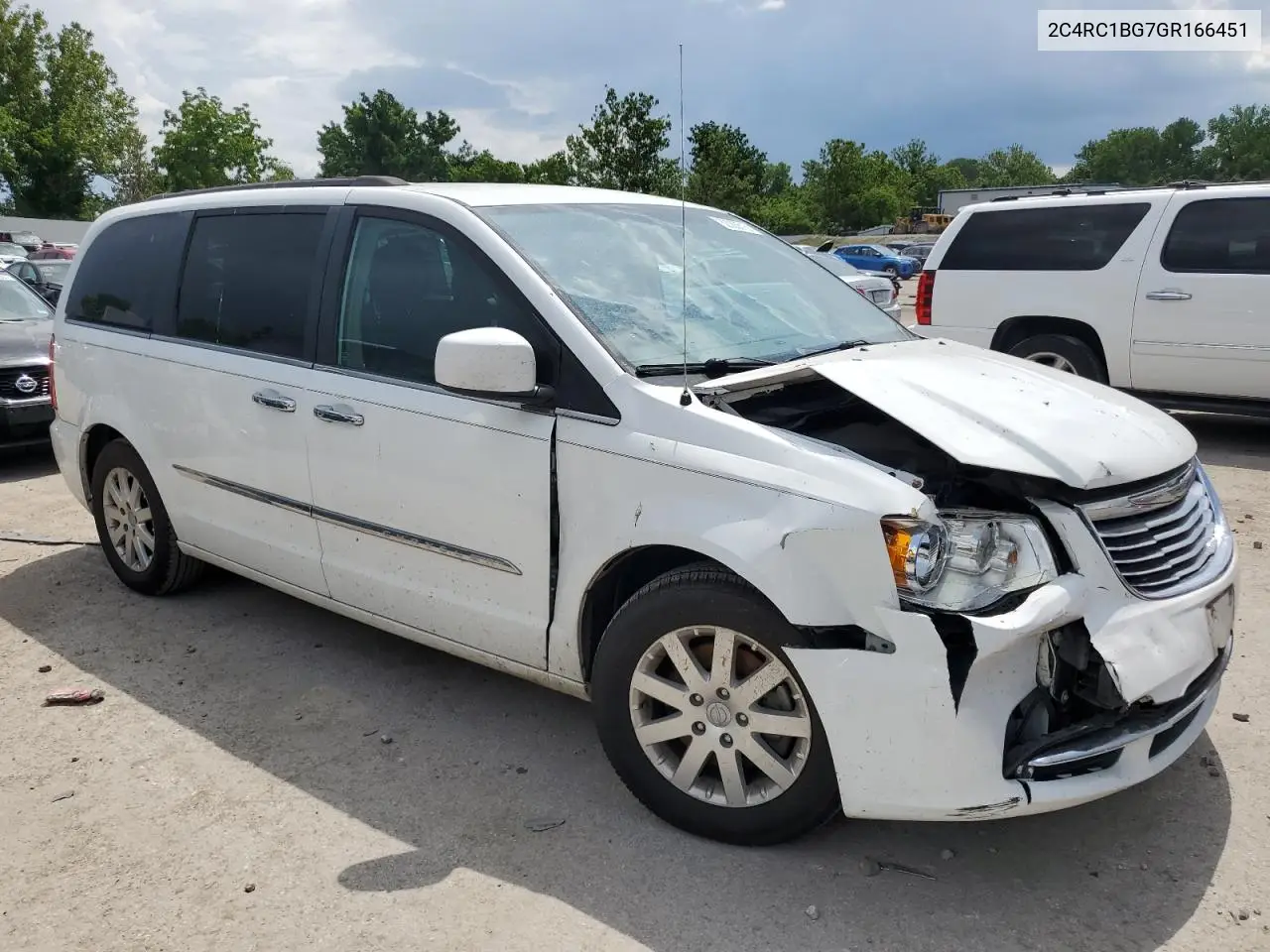 2016 Chrysler Town & Country Touring VIN: 2C4RC1BG7GR166451 Lot: 62083515