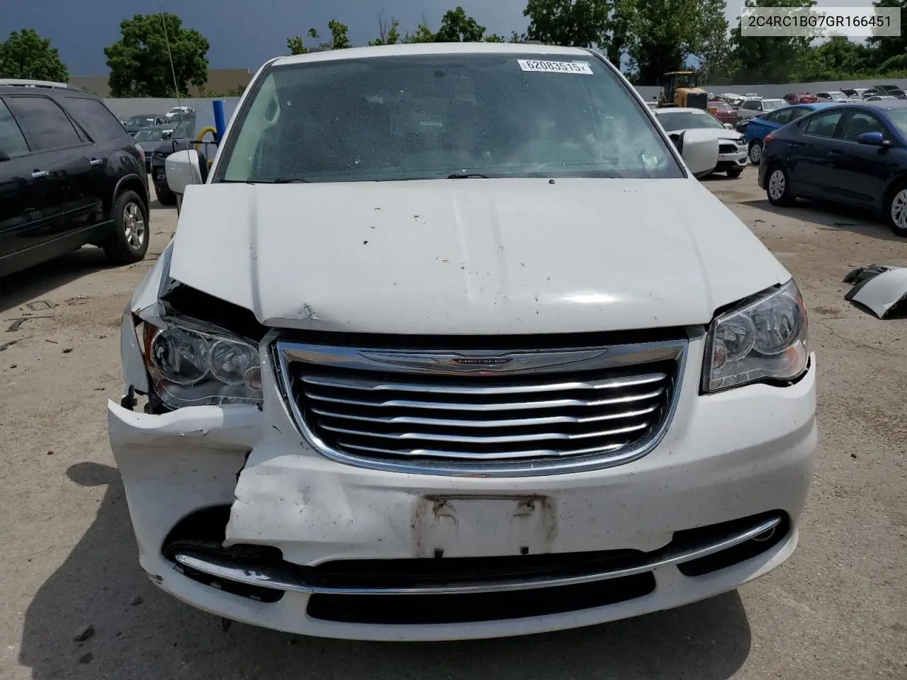 2016 Chrysler Town & Country Touring VIN: 2C4RC1BG7GR166451 Lot: 62083515