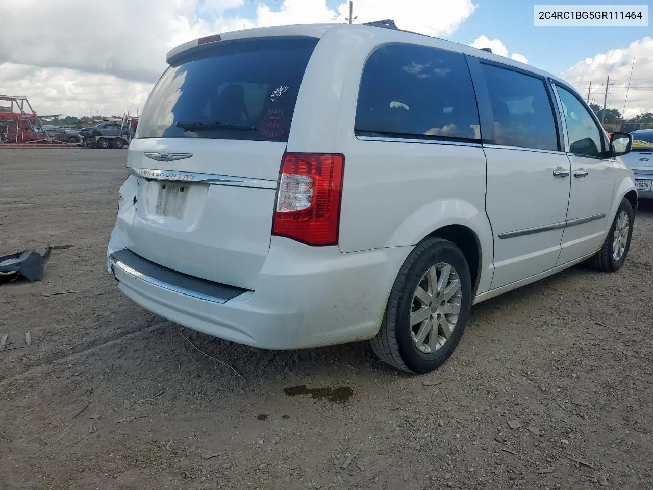 2016 Chrysler Town & Country Touring VIN: 2C4RC1BG5GR111464 Lot: 62485475