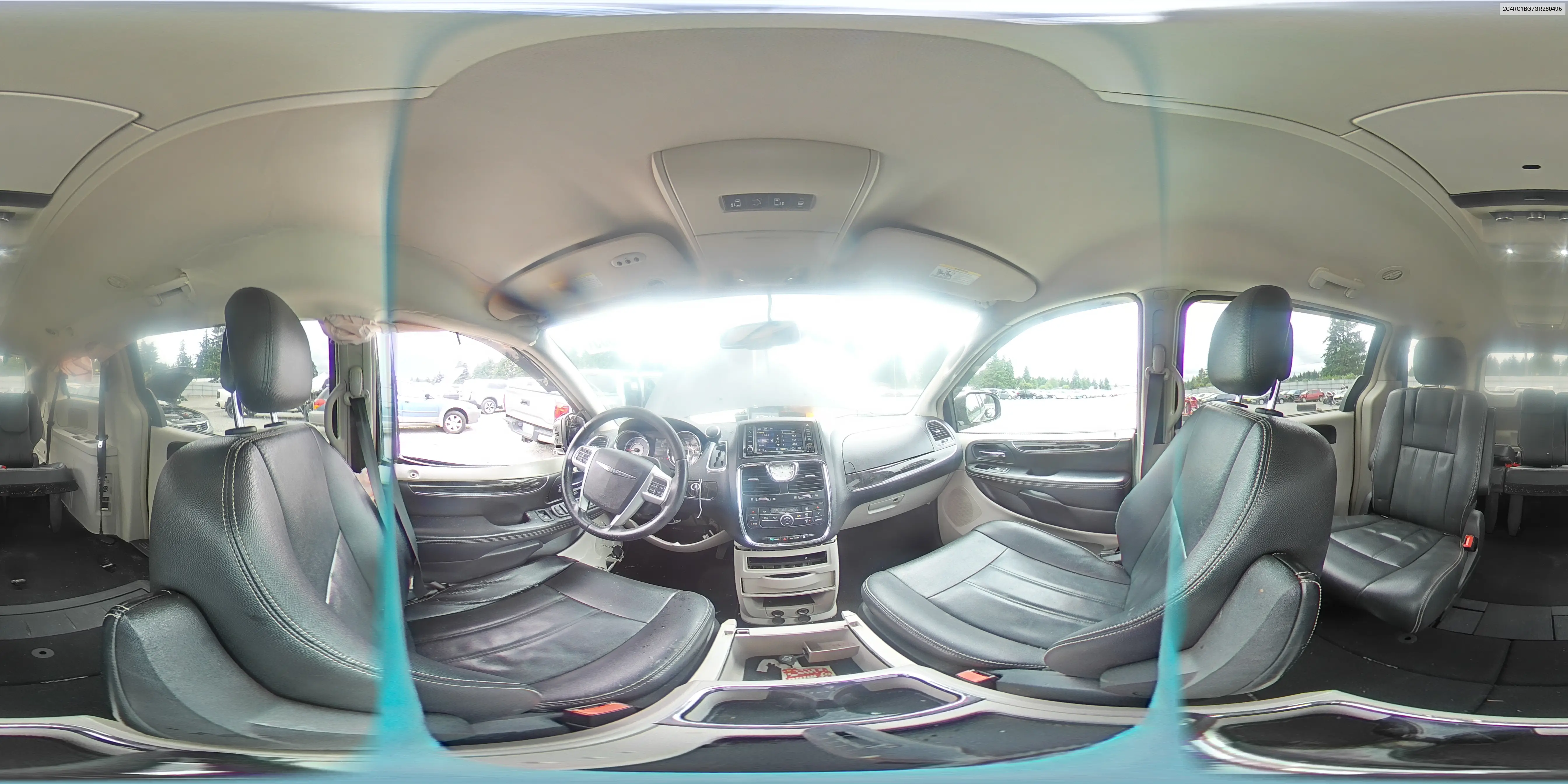 2016 Chrysler Town & Country Touring VIN: 2C4RC1BG7GR280496 Lot: 62578305