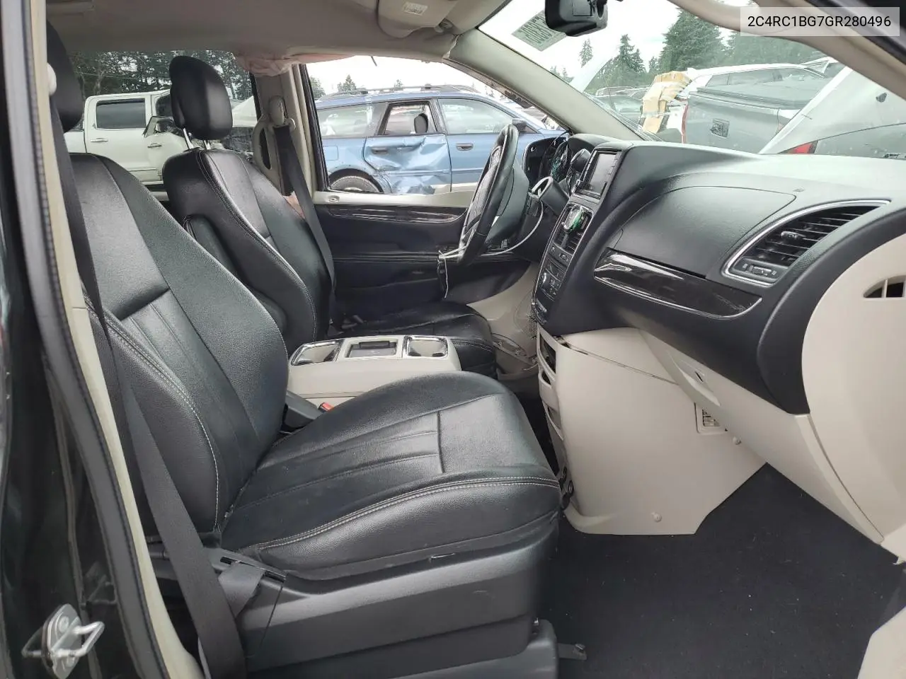 2016 Chrysler Town & Country Touring VIN: 2C4RC1BG7GR280496 Lot: 62578305