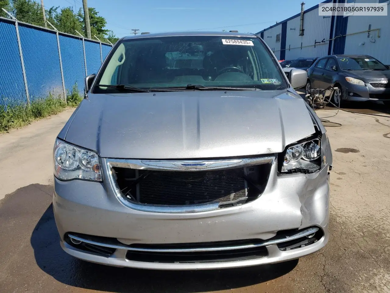 2016 Chrysler Town & Country Touring VIN: 2C4RC1BG5GR197939 Lot: 62589435