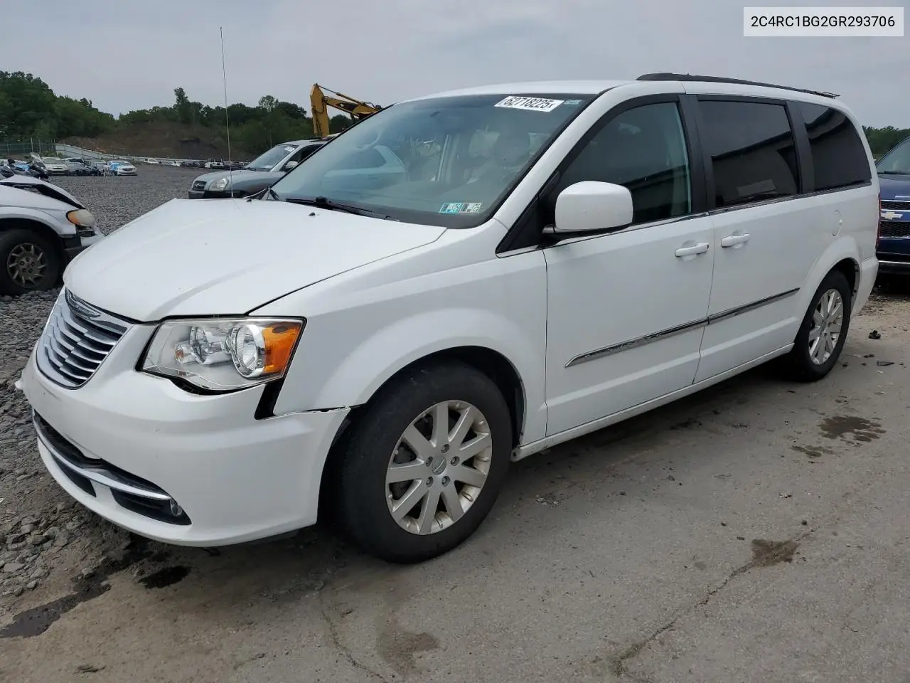 2016 Chrysler Town & Country Touring VIN: 2C4RC1BG2GR293706 Lot: 62718225