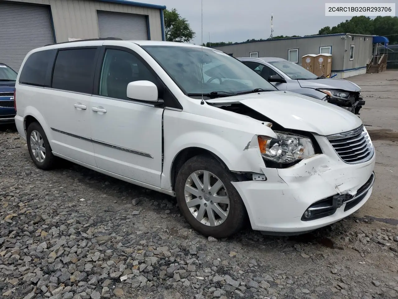 2016 Chrysler Town & Country Touring VIN: 2C4RC1BG2GR293706 Lot: 62718225