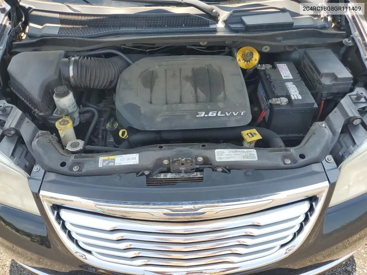 2016 Chrysler Town & Country Touring VIN: 2C4RC1BG8GR111409 Lot: 63089485