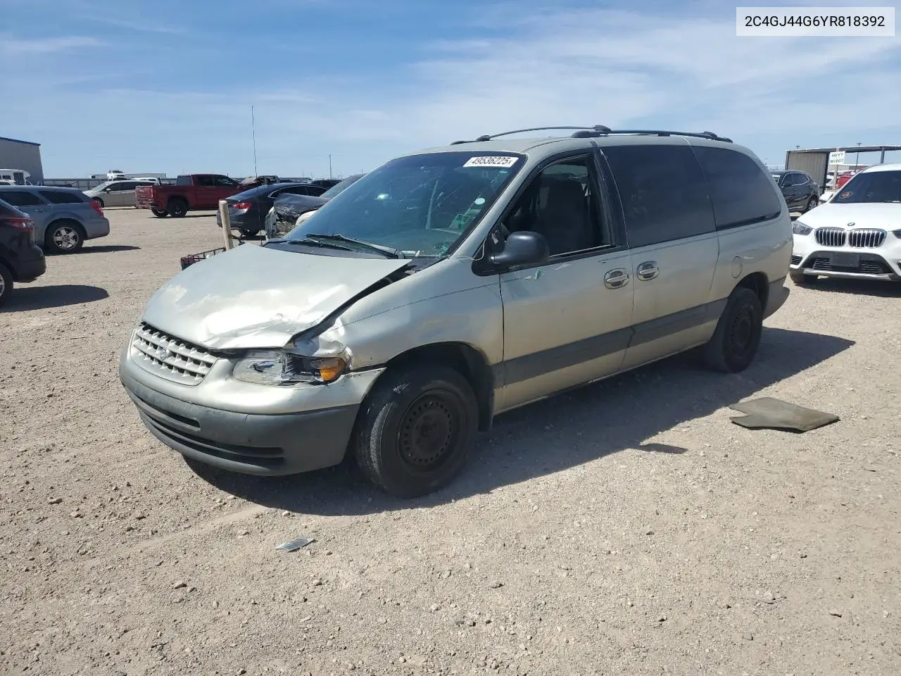 2000 Chrysler Grand Voyager Se VIN: 2C4GJ44G6YR818392 Lot: 49536225