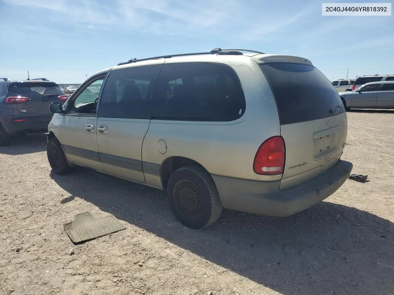 2000 Chrysler Grand Voyager Se VIN: 2C4GJ44G6YR818392 Lot: 49536225