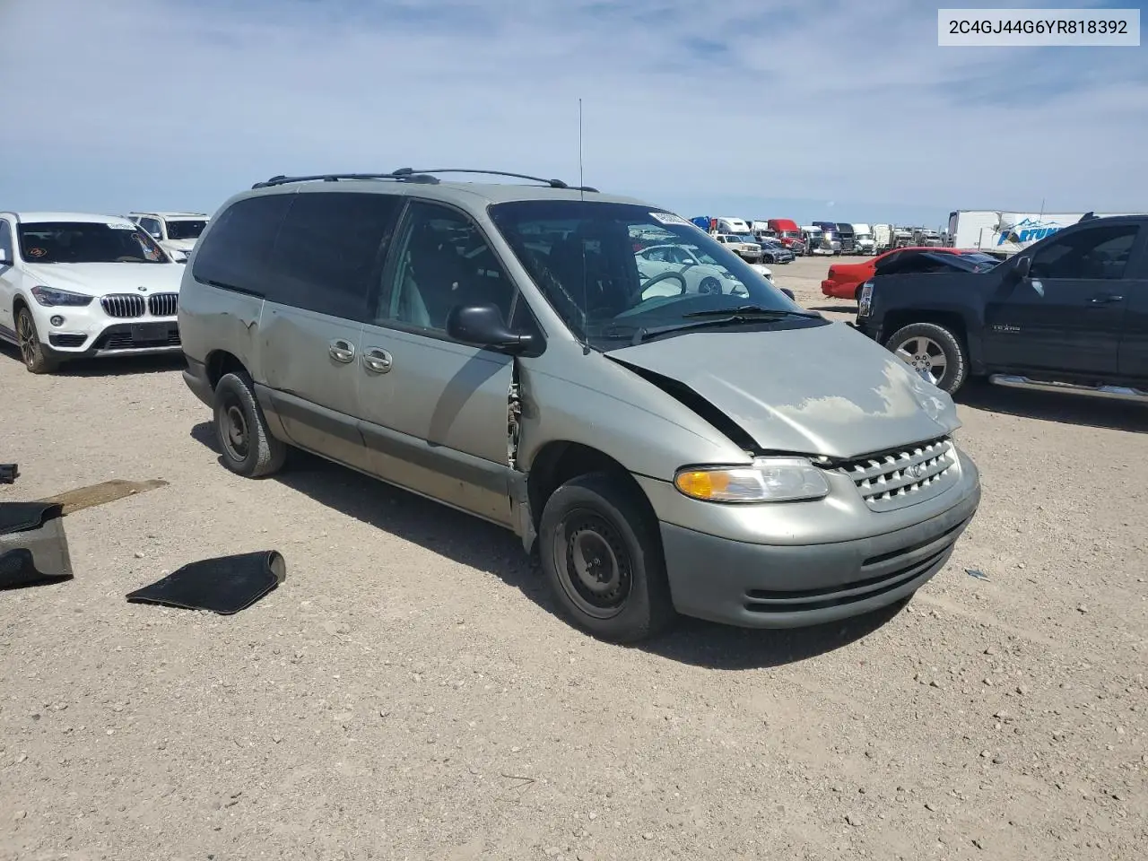 2000 Chrysler Grand Voyager Se VIN: 2C4GJ44G6YR818392 Lot: 49536225