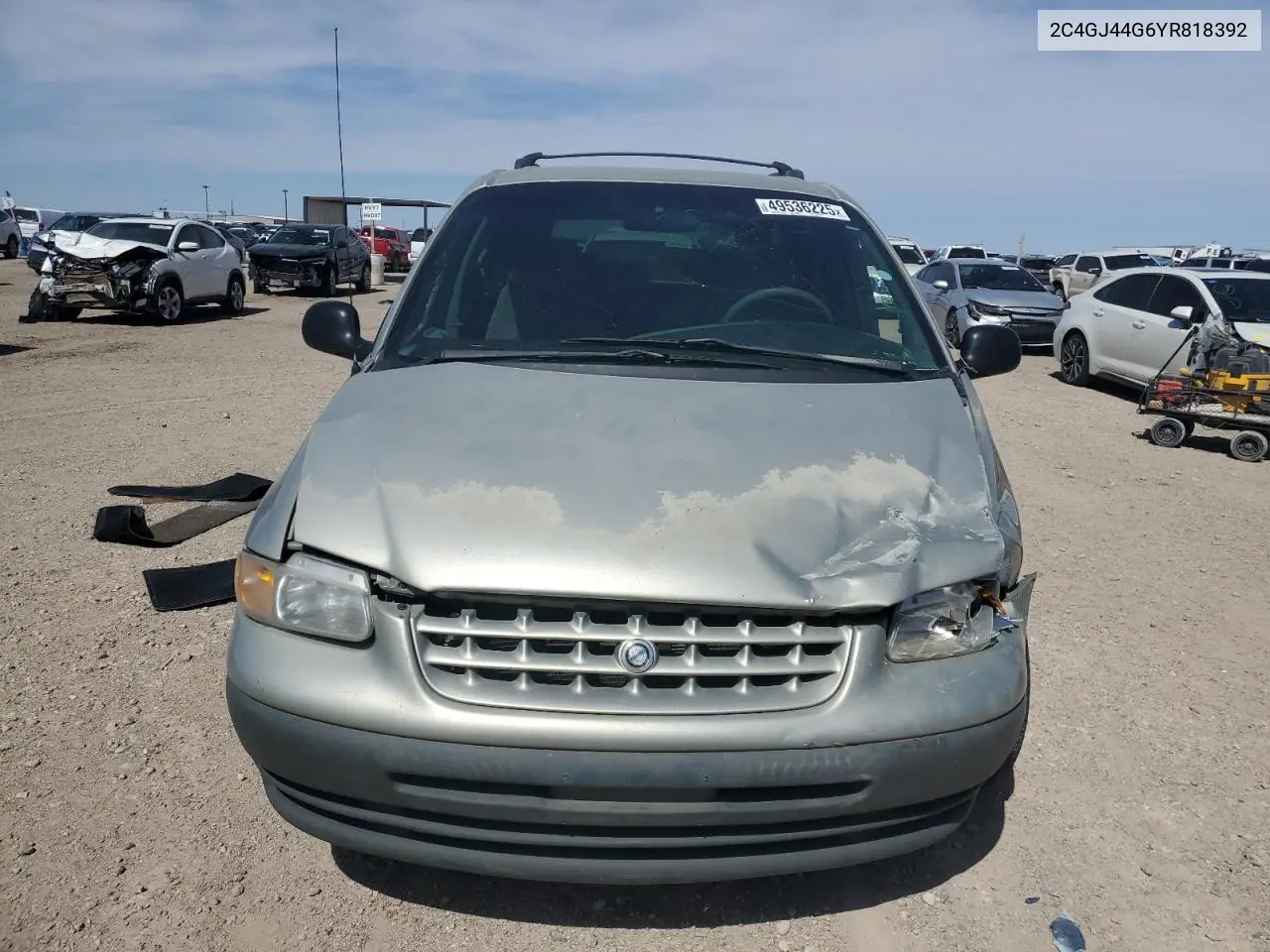 2000 Chrysler Grand Voyager Se VIN: 2C4GJ44G6YR818392 Lot: 49536225