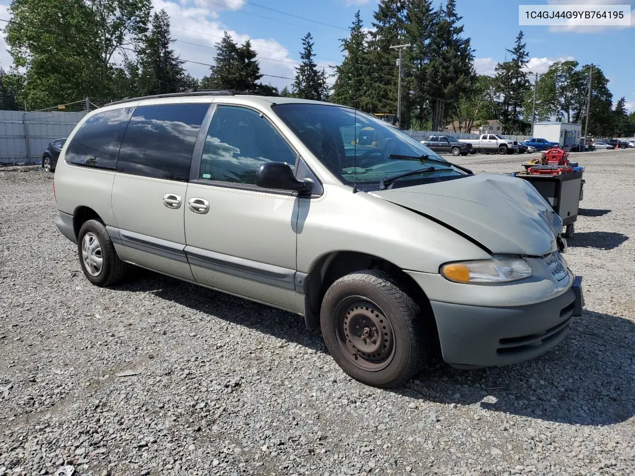 2000 Chrysler Grand Voyager Se VIN: 1C4GJ44G9YB764195 Lot: 55095555