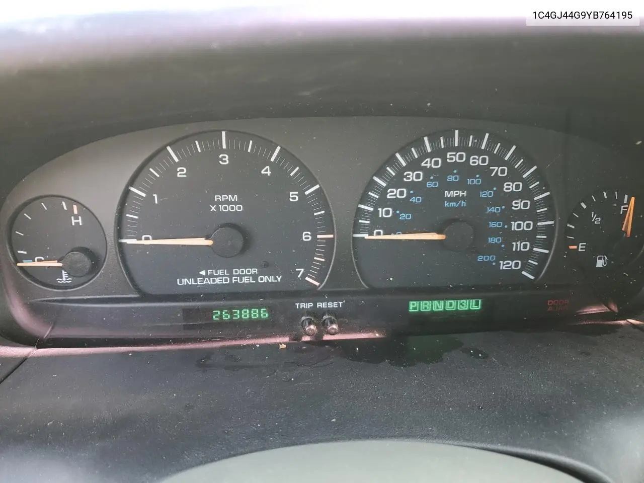 2000 Chrysler Grand Voyager Se VIN: 1C4GJ44G9YB764195 Lot: 55095555
