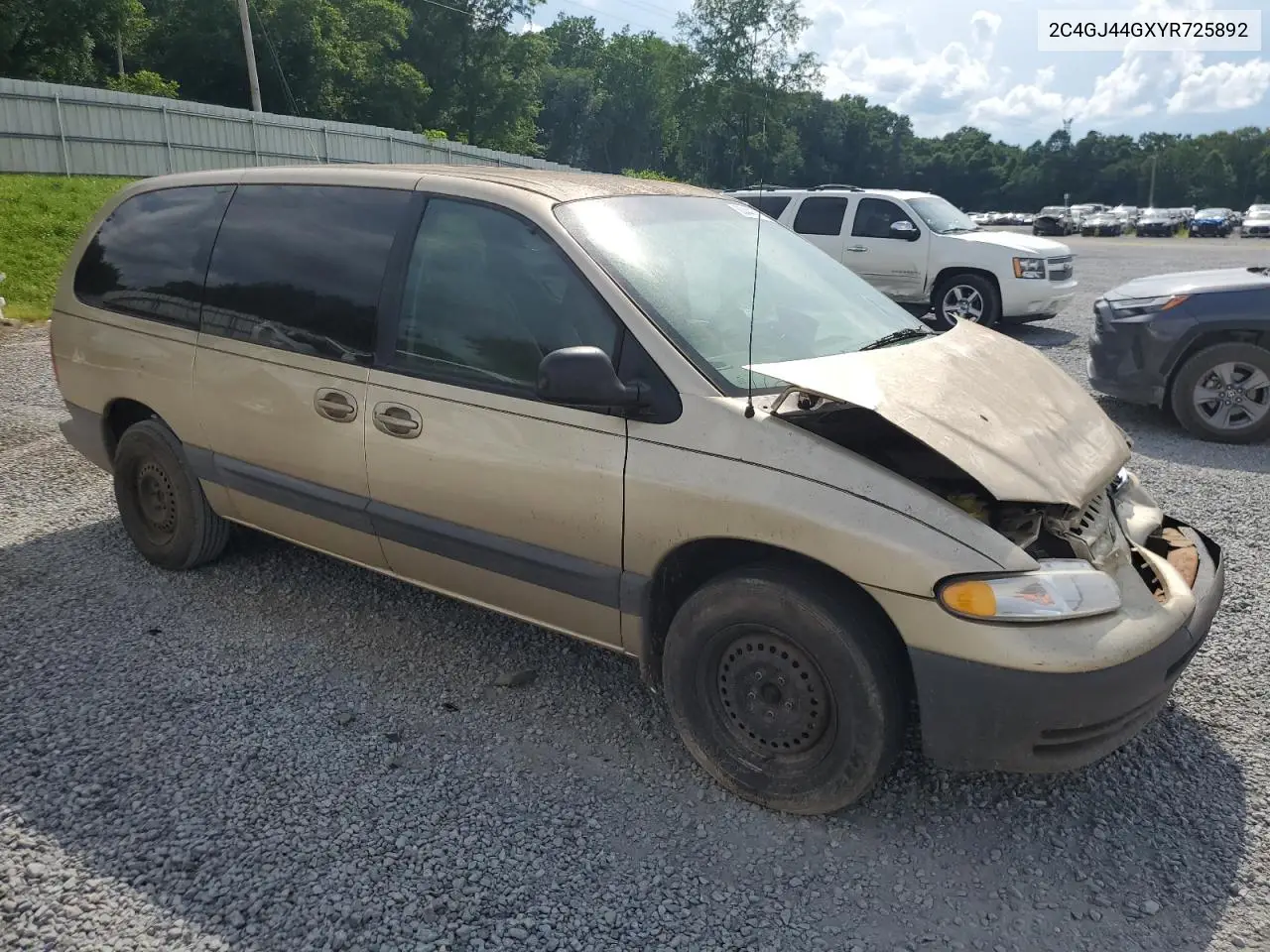 2000 Chrysler Grand Voyager Se VIN: 2C4GJ44GXYR725892 Lot: 60443415