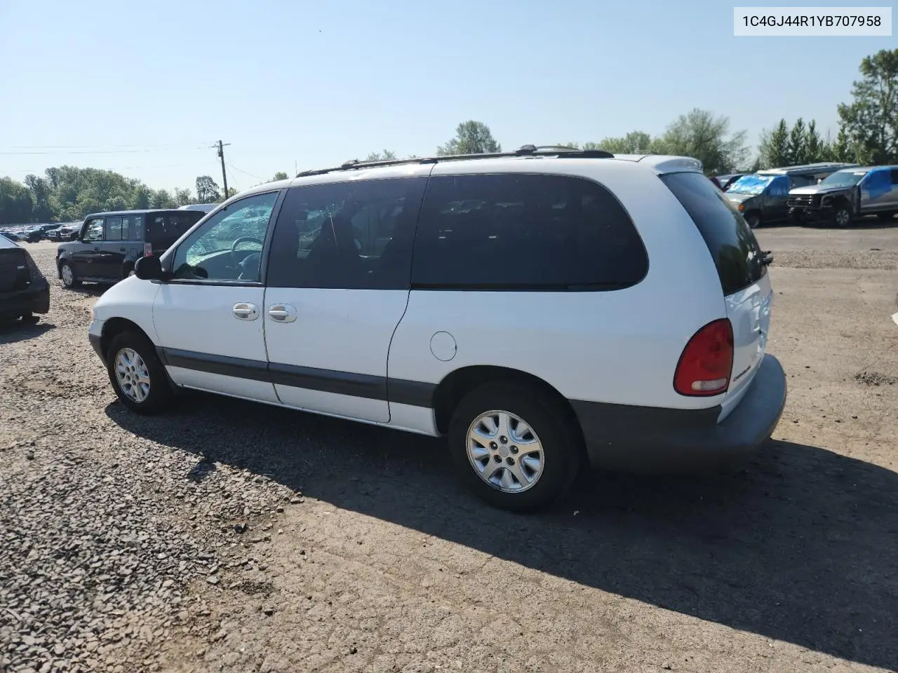 2000 Chrysler Grand Voyager Se VIN: 1C4GJ44R1YB707958 Lot: 62281135