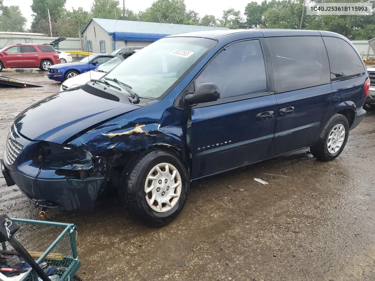 2001 Chrysler Voyager VIN: 1C4GJ25361B115993 Lot: 55822565