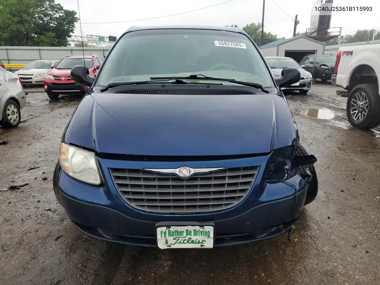 2001 Chrysler Voyager VIN: 1C4GJ25361B115993 Lot: 55822565