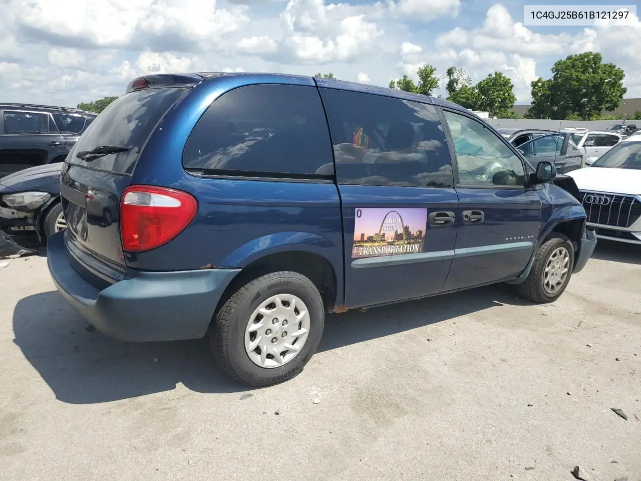 2001 Chrysler Voyager VIN: 1C4GJ25B61B121297 Lot: 61754425