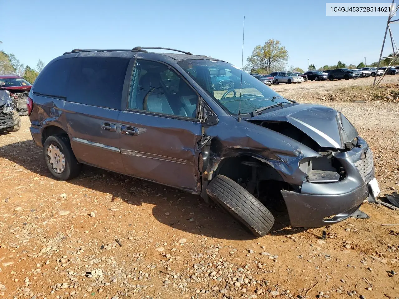 2002 Chrysler Voyager Lx VIN: 1C4GJ45372B514621 Lot: 51431435