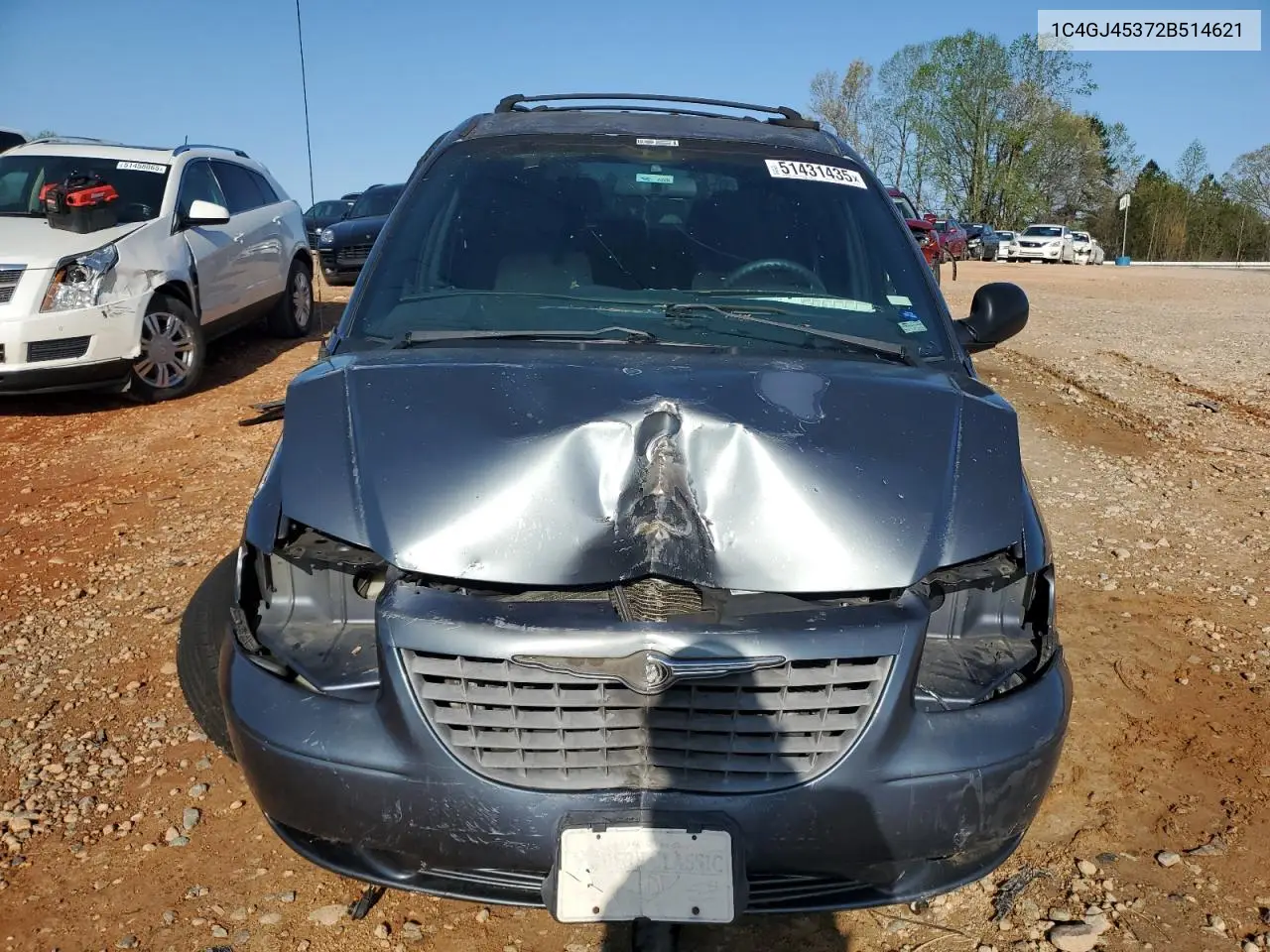 2002 Chrysler Voyager Lx VIN: 1C4GJ45372B514621 Lot: 51431435