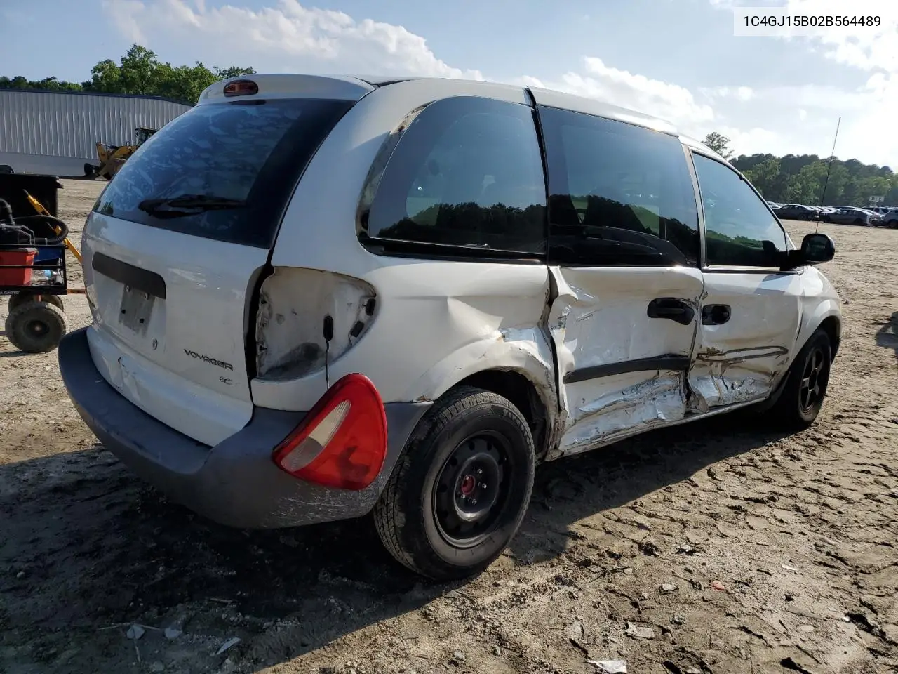 2002 Chrysler Voyager Ec VIN: 1C4GJ15B02B564489 Lot: 61144965