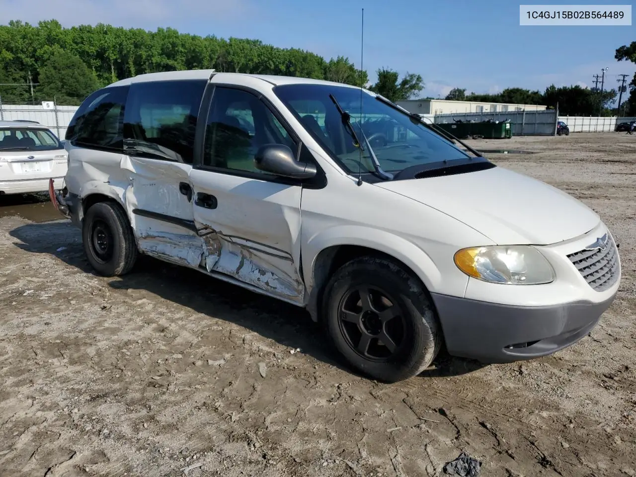 2002 Chrysler Voyager Ec VIN: 1C4GJ15B02B564489 Lot: 61144965
