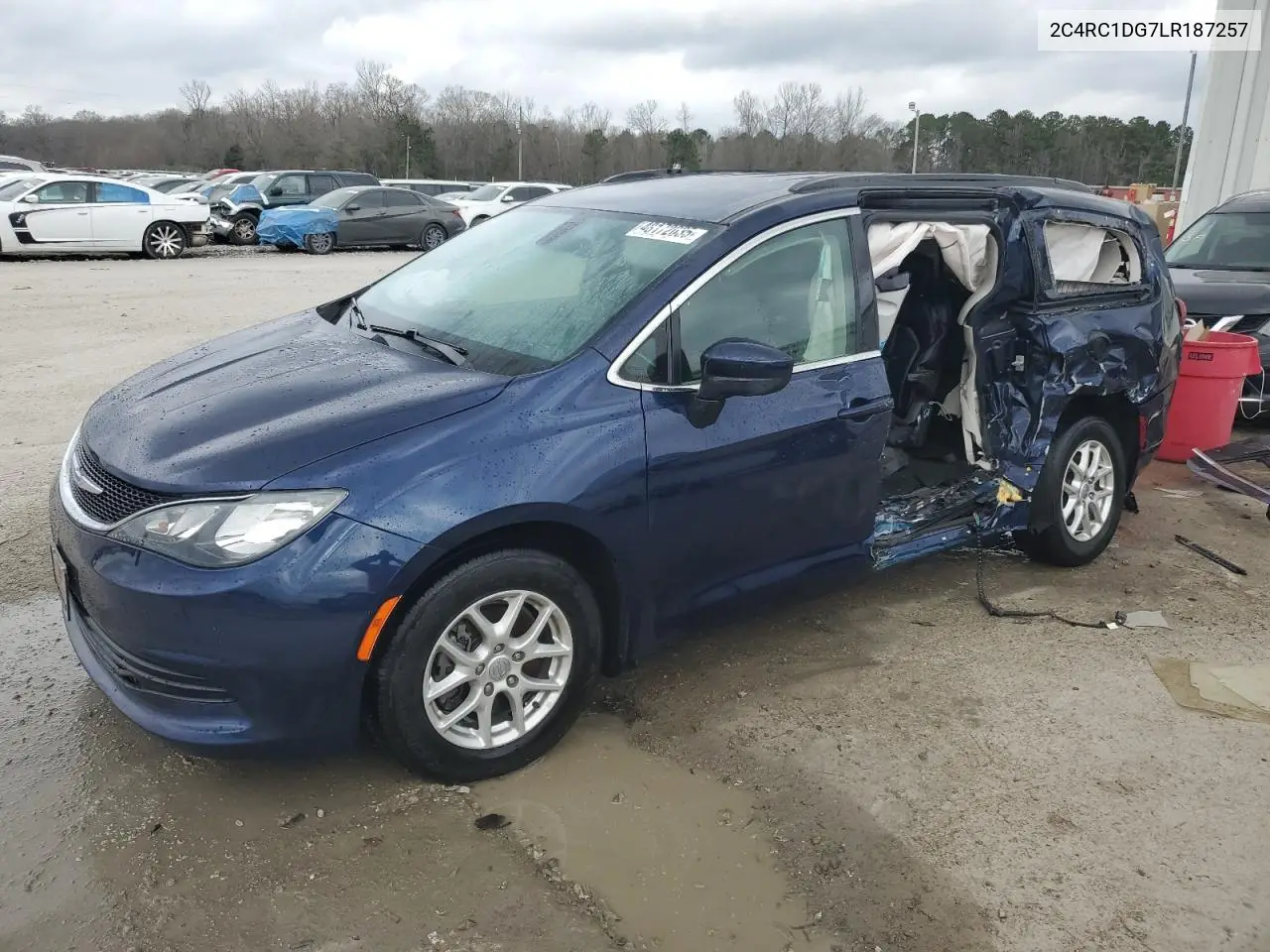 2020 Chrysler Voyager Lxi VIN: 2C4RC1DG7LR187257 Lot: 48172035