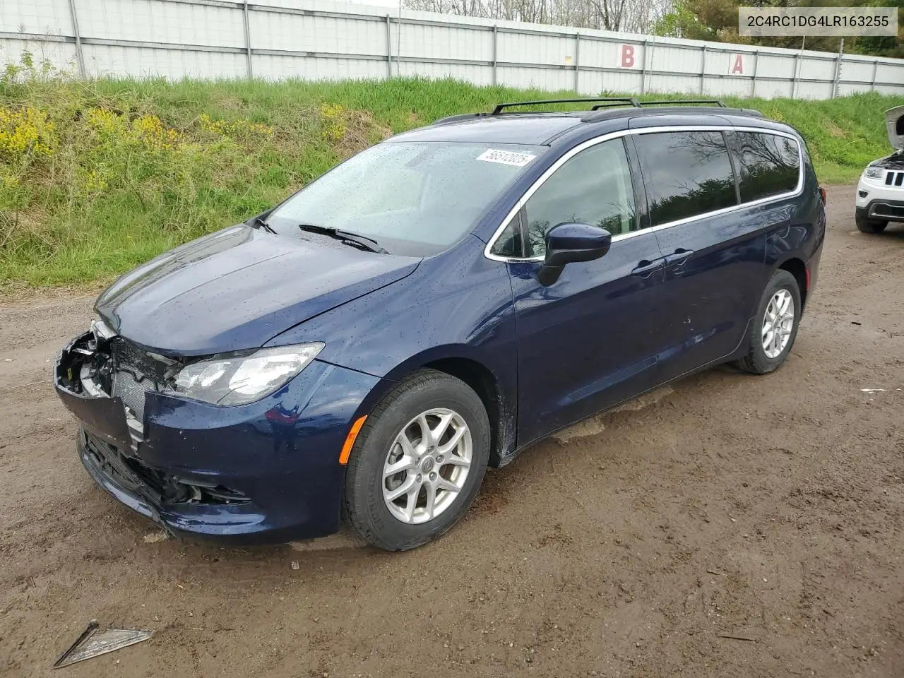 2020 Chrysler Voyager Lxi VIN: 2C4RC1DG4LR163255 Lot: 56512025