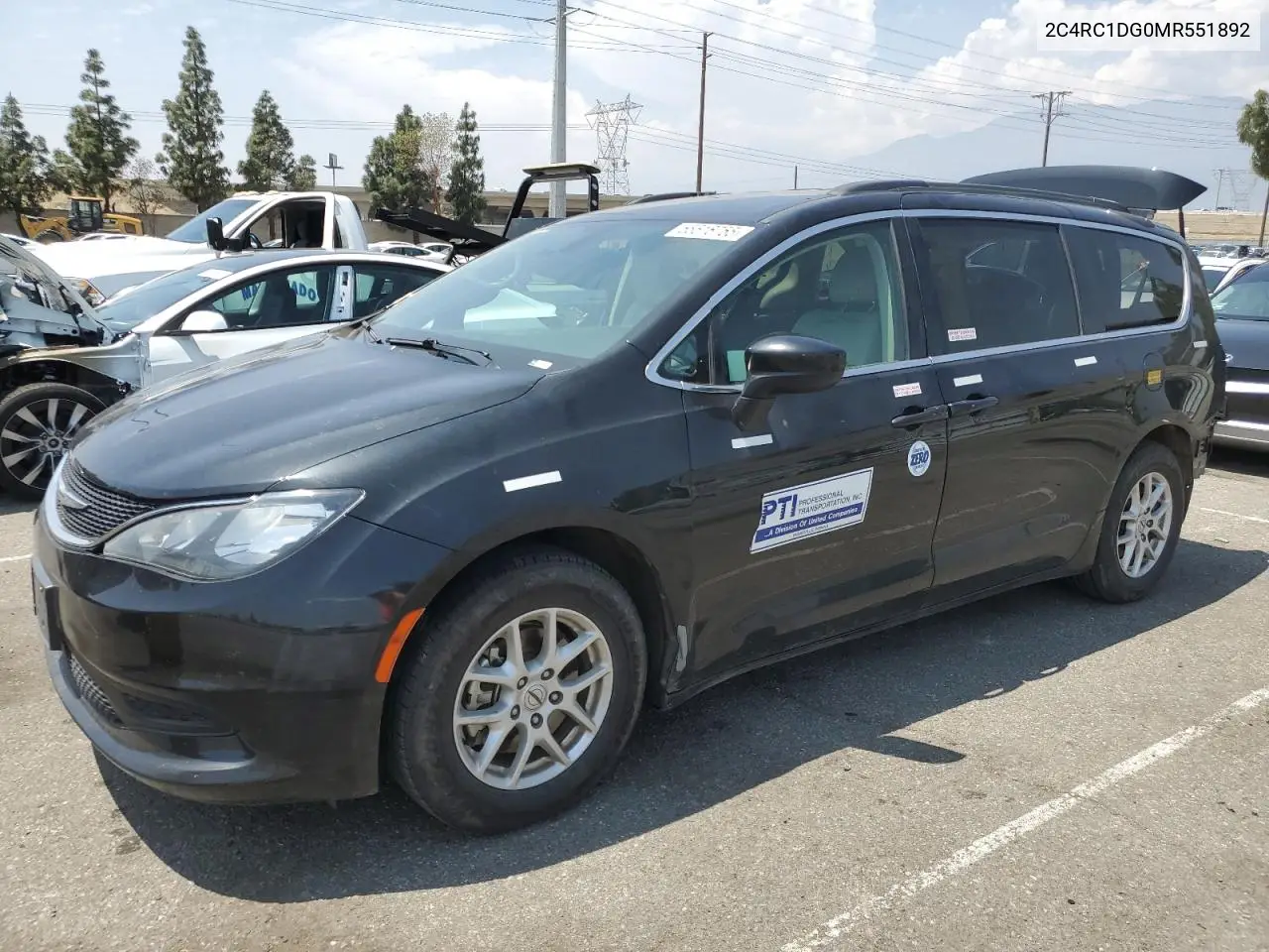2021 Chrysler Voyager Lxi VIN: 2C4RC1DG0MR551892 Lot: 55516755