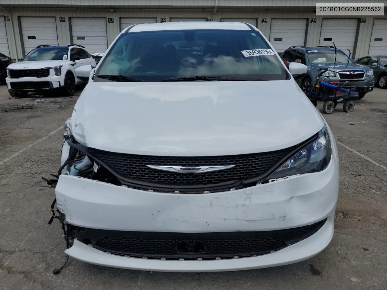2022 Chrysler Voyager Lx VIN: 2C4RC1CG0NR225562 Lot: 55936195