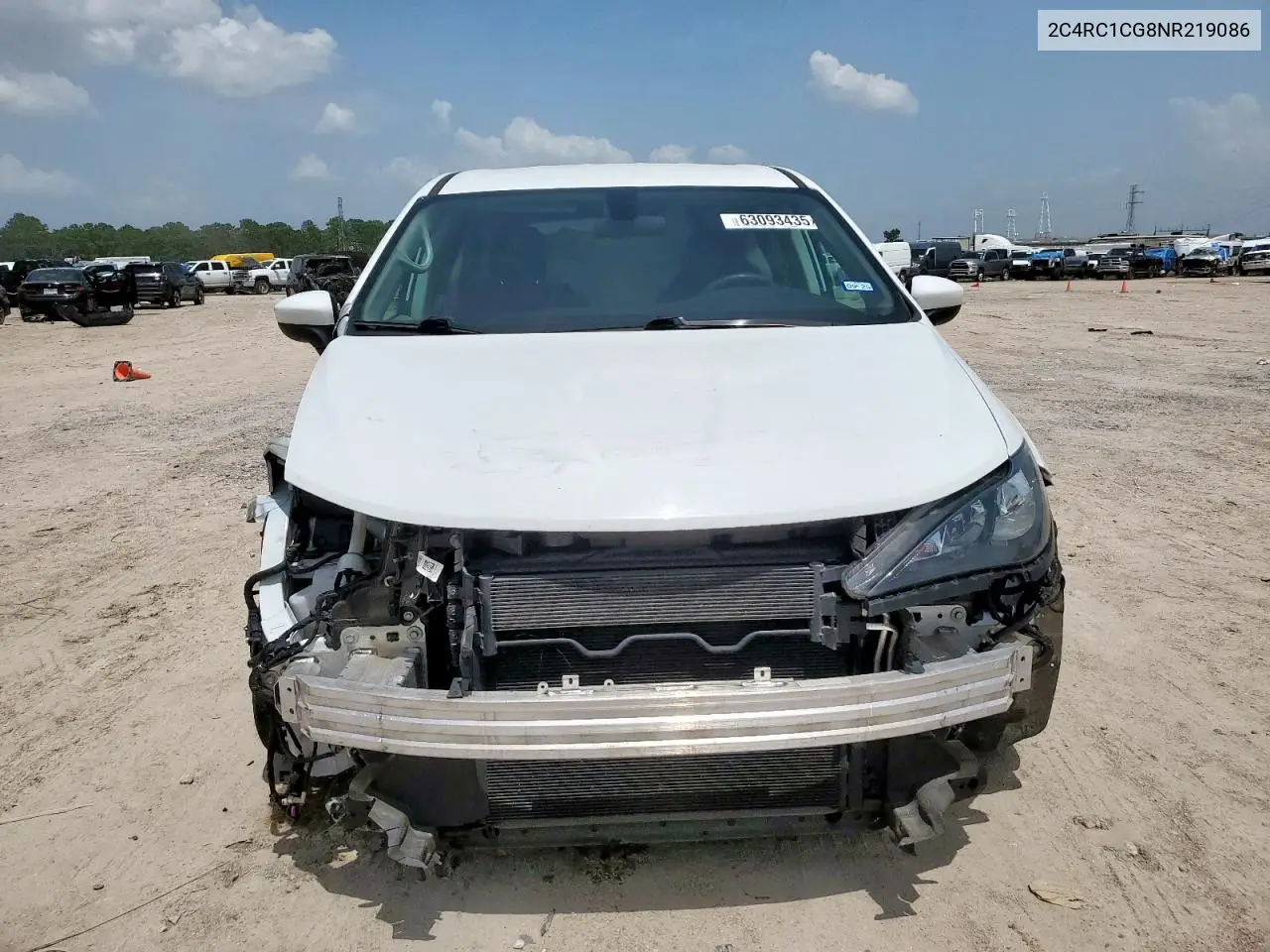 2022 Chrysler Voyager Lx VIN: 2C4RC1CG8NR219086 Lot: 63093435
