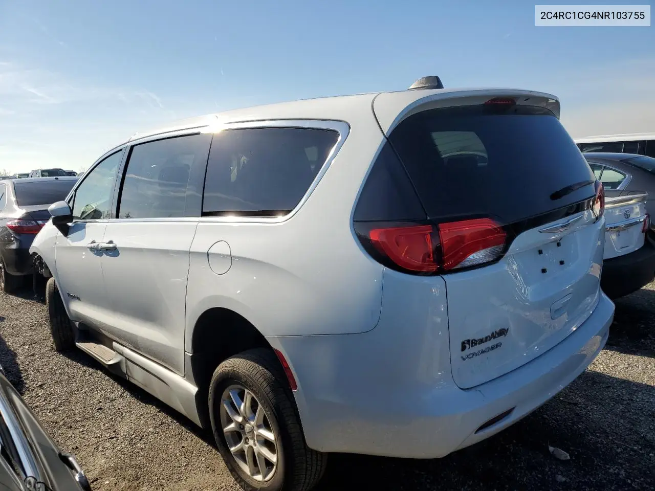 2022 Chrysler Voyager Lx VIN: 2C4RC1CG4NR103755 Lot: 81539104