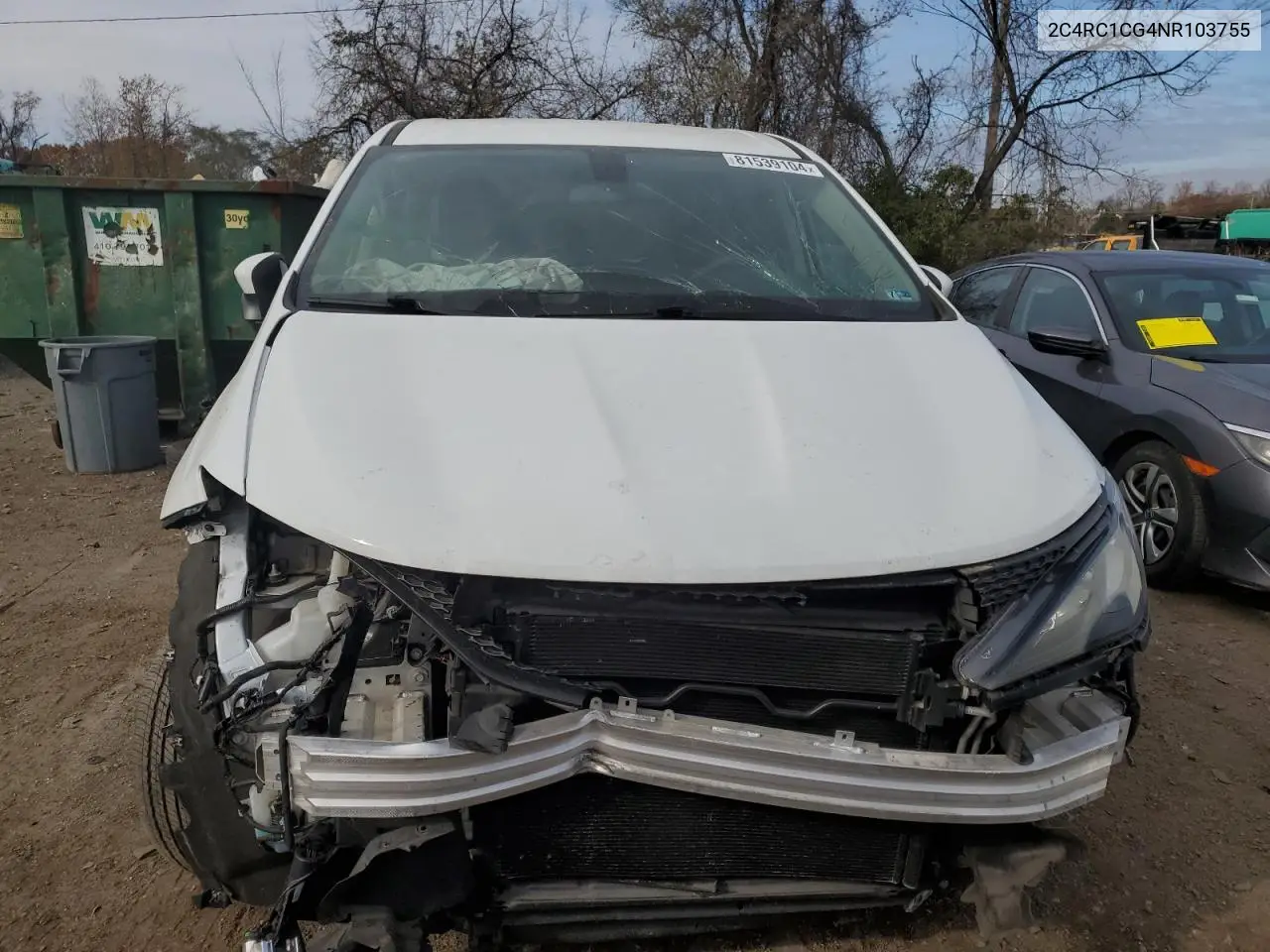 2022 Chrysler Voyager Lx VIN: 2C4RC1CG4NR103755 Lot: 81539104