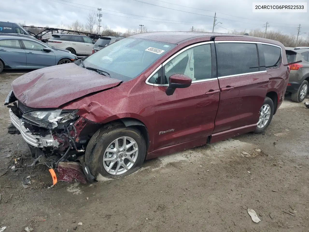 2023 Chrysler Voyager Lx VIN: 2C4RC1CG6PR522533 Lot: 49839835