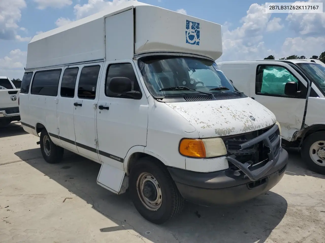 2002 Dodge Ram Van B3500 VIN: 2B7LB31Z62K117167 Lot: 62618165