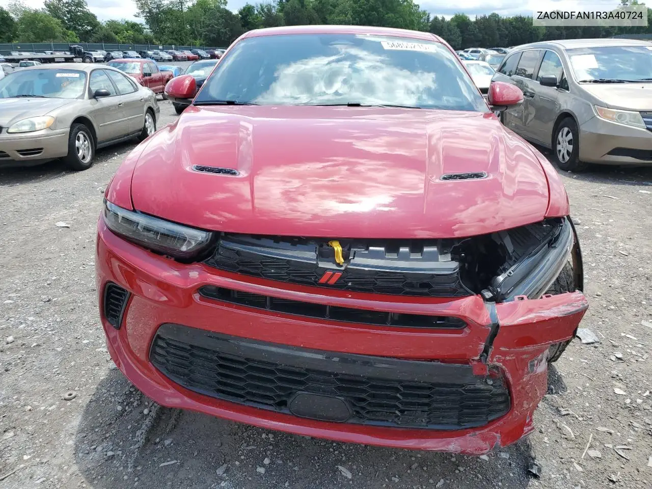2024 Dodge Hornet Gt VIN: ZACNDFAN1R3A40724 Lot: 56855215