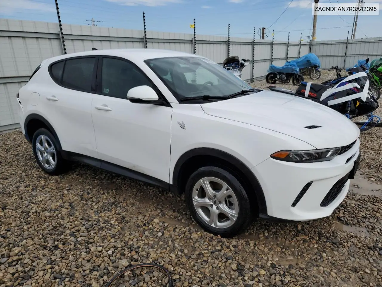 2024 Dodge Hornet Gt VIN: ZACNDFAN7R3A42395 Lot: 61750085