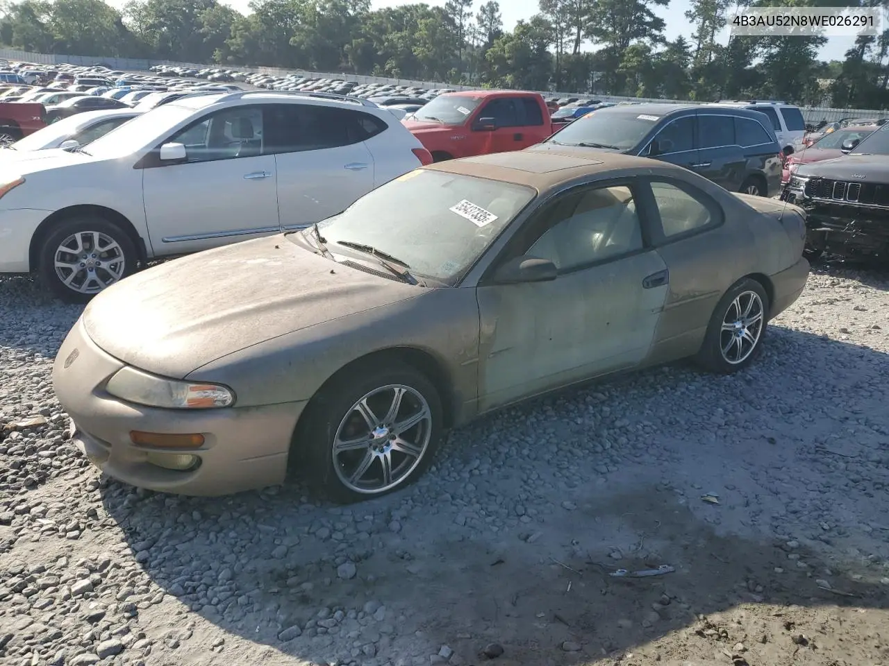 1998 Dodge Avenger Es VIN: 4B3AU52N8WE026291 Lot: 55437335