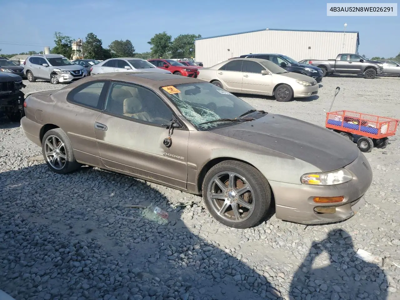 1998 Dodge Avenger Es VIN: 4B3AU52N8WE026291 Lot: 55437335