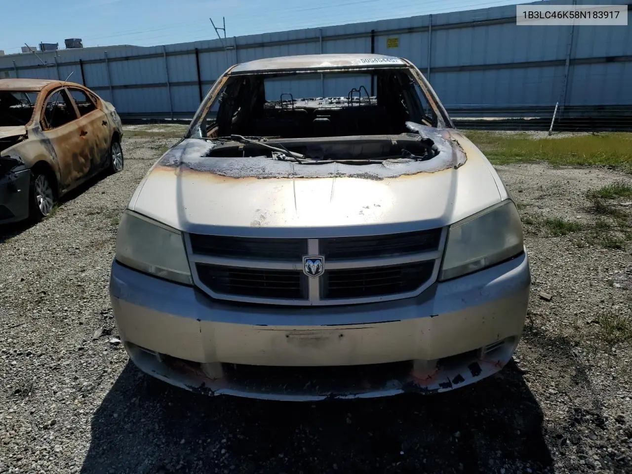 2008 Dodge Avenger Se VIN: 1B3LC46K58N183917 Lot: 50545445