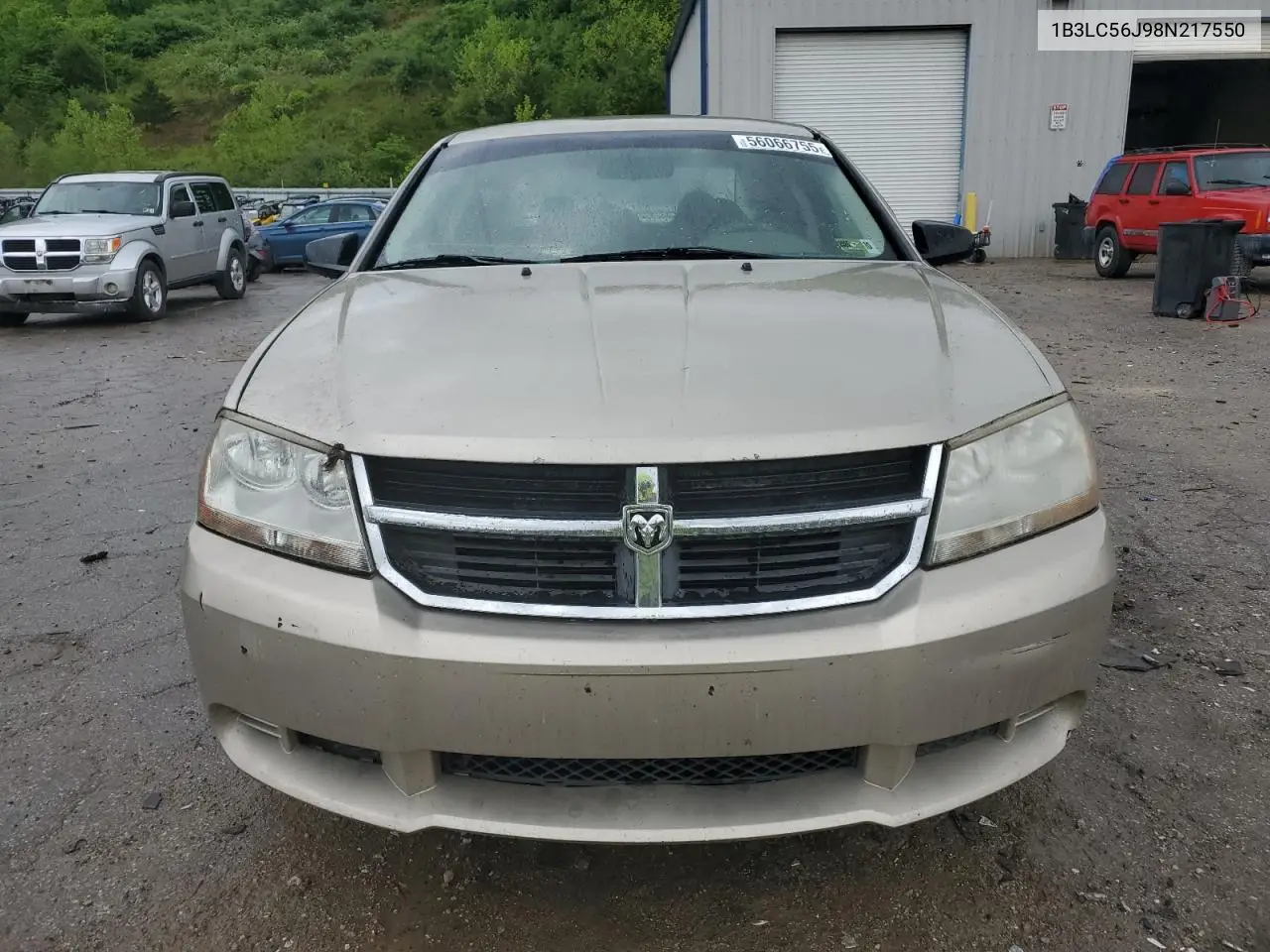 2008 Dodge Avenger Sxt VIN: 1B3LC56J98N217550 Lot: 56066755