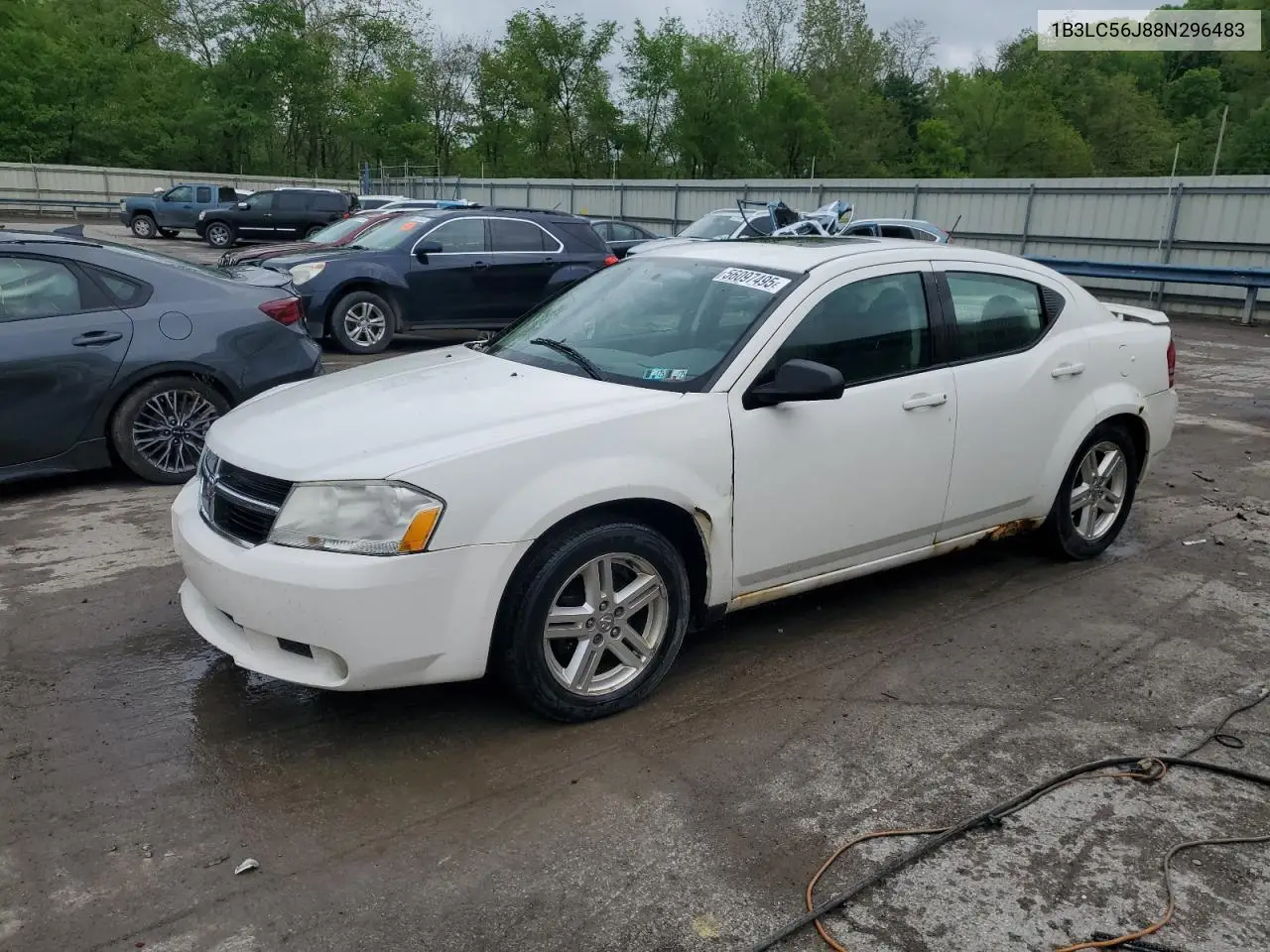 2008 Dodge Avenger Sxt VIN: 1B3LC56J88N296483 Lot: 56097495