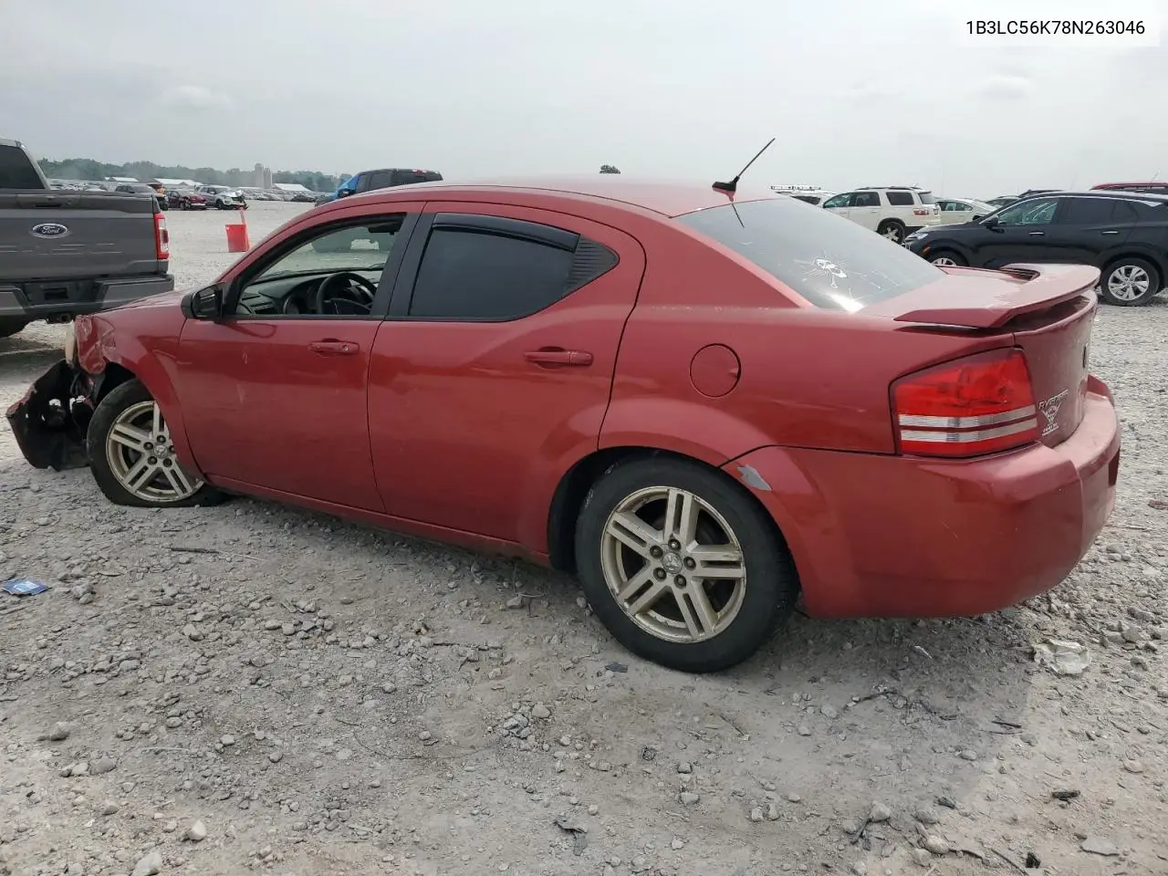 2008 Dodge Avenger Sxt VIN: 1B3LC56K78N263046 Lot: 62885805