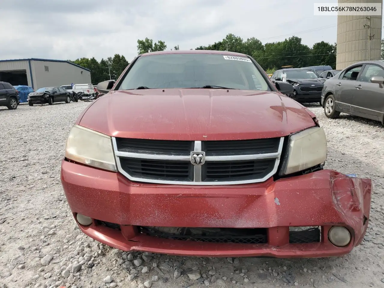 2008 Dodge Avenger Sxt VIN: 1B3LC56K78N263046 Lot: 62885805