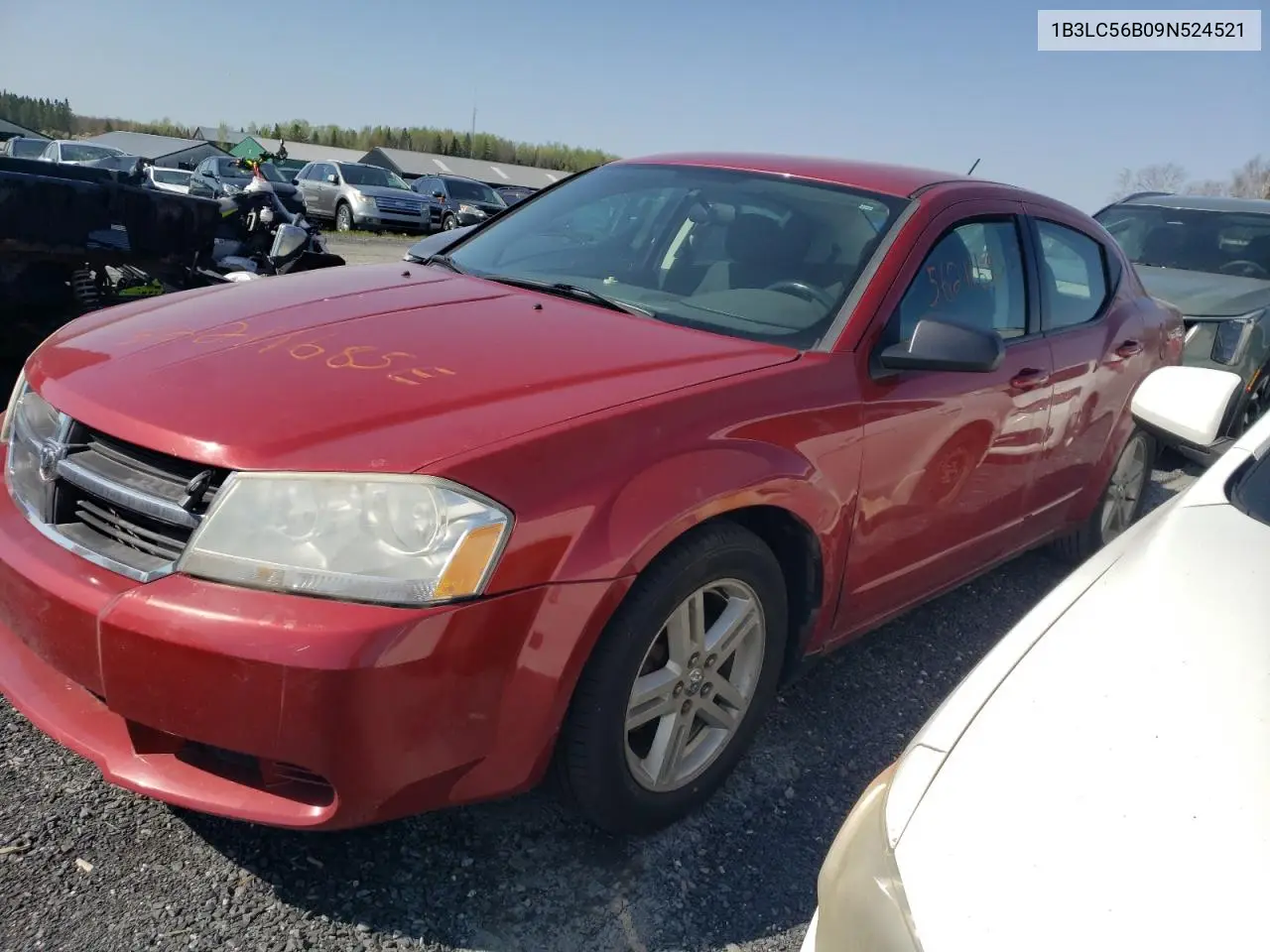2009 Dodge Avenger Sxt VIN: 1B3LC56B09N524521 Lot: 56211685