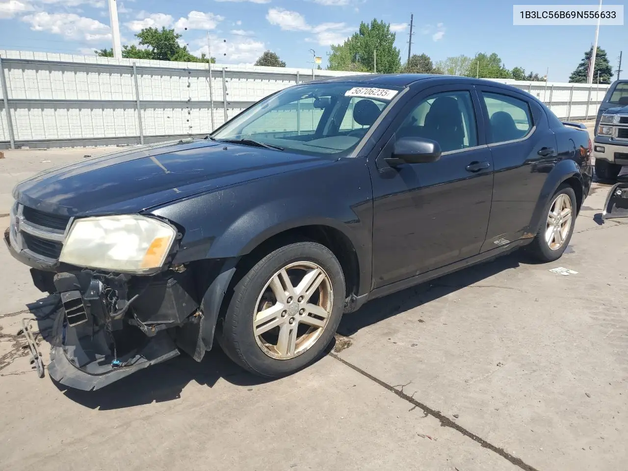 2009 Dodge Avenger Sxt VIN: 1B3LC56B69N556633 Lot: 56706235