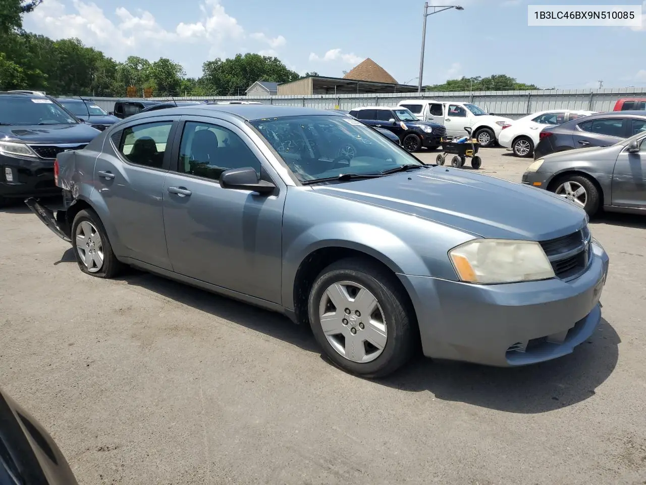 2009 Dodge Avenger Se VIN: 1B3LC46BX9N510085 Lot: 62255465