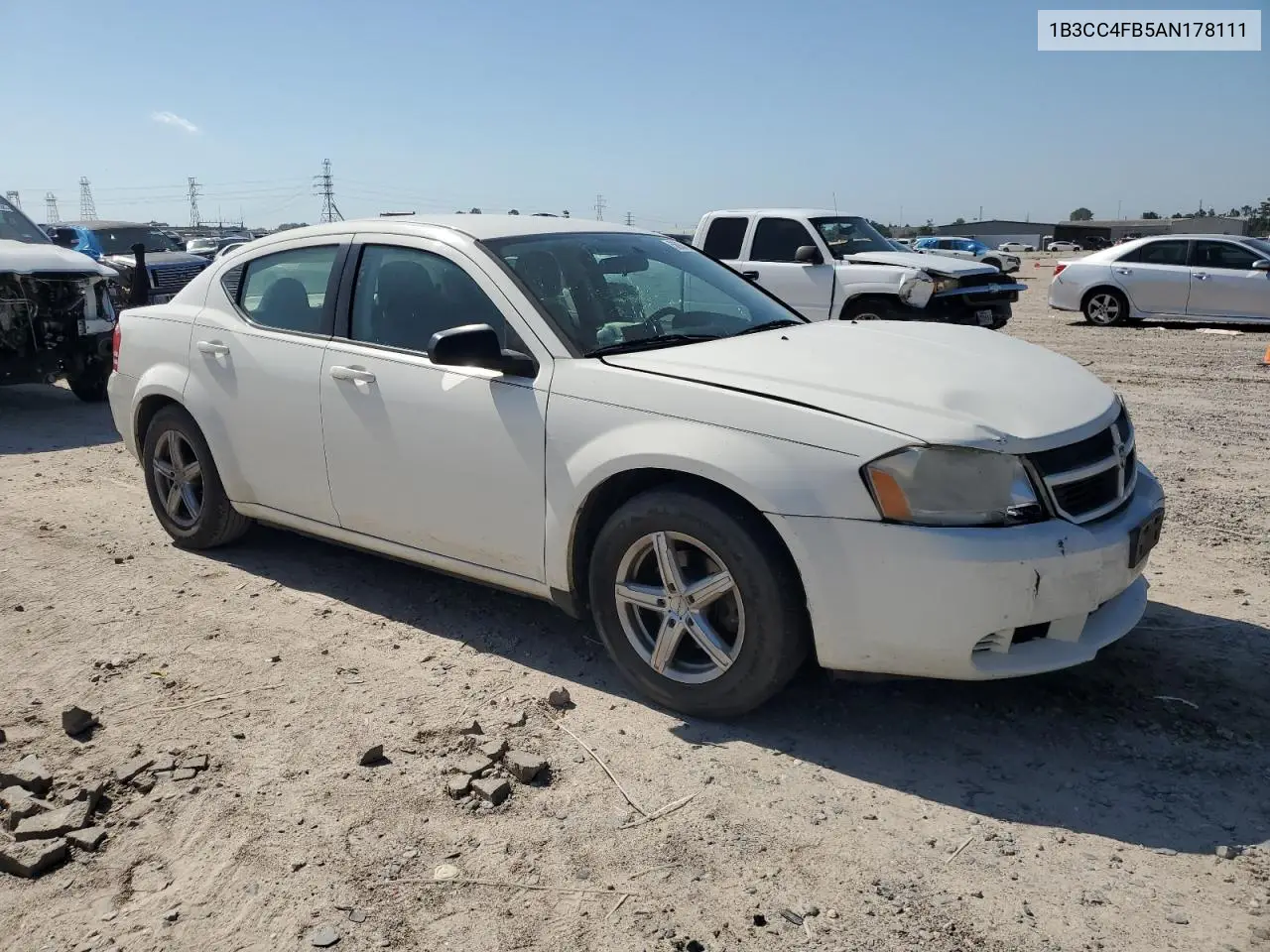 2010 Dodge Avenger Sxt VIN: 1B3CC4FB5AN178111 Lot: 56984315