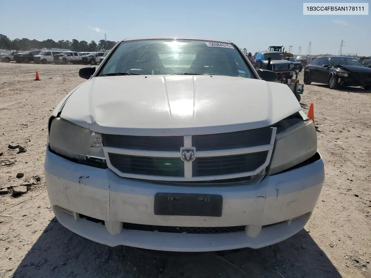 2010 Dodge Avenger Sxt VIN: 1B3CC4FB5AN178111 Lot: 56984315