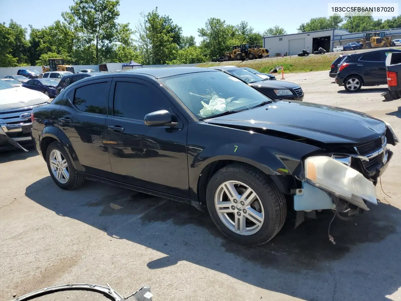 2010 Dodge Avenger R/T VIN: 1B3CC5FB6AN187020 Lot: 62589145